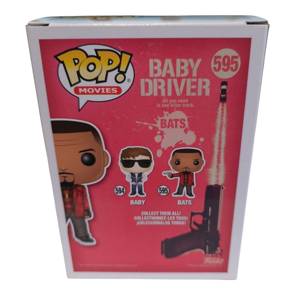 Funko Pop Movies (#595) Baby Driver Bats Vinyl in Soft Protective Case - Picture 4 of 10